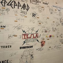 The Mohegan Sun Arena back stage walls are signed by some of the world’s biggest names. One of your author’s favorites – the Smashing Pumpkins – takes the stage July 29. The Pumpkins’ lead man, Billy Corgan, is a regular Barrett-Jackson visitor and bidder.