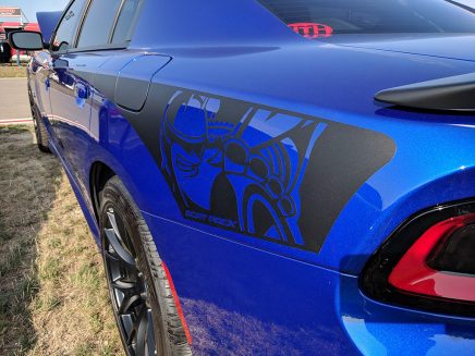 Blue Scat Pack at Roadkill Nights