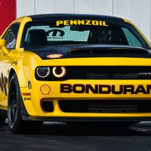 Yellow Bondurant/Pennzoil Challenger widebody