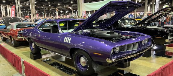 Vintage car on display at MCACN