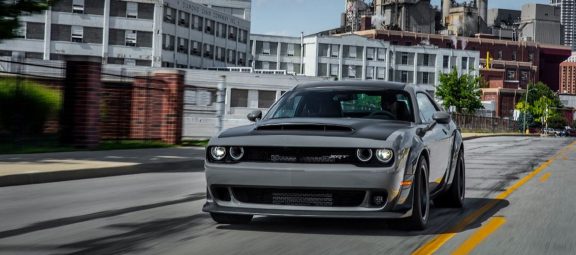 Dodge Demon on the road