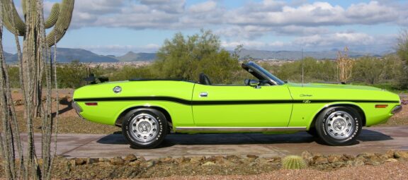 Sublime Green &#8217;70 HEMI® Challenger R/T Convertible Carves Curves With Extra Authority