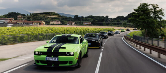 Dodge Europe meets the Italian Brotherhood of Muscle in Lake Garda