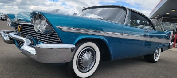 1958 Plymouth with Challenger SRT<sup class="realign superscript">&reg;</sup> Demon 170 Power Draws Big Crowds at Roadkill Nights