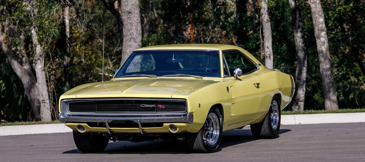 Legendary Muscle: SRT<sup>®</sup> Hellcat-Powered 1968 Dodge Charger Heads to Auction